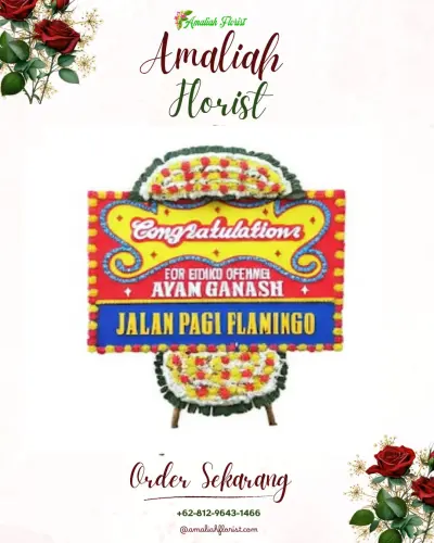 Bunga Papan Congratulation di Kelapa Lima